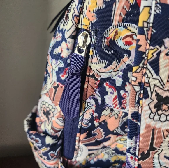 Vera Bradley Small Performance Twill Backpack Tangier Pattern - Picture 10 of 11